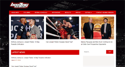 Desktop Screenshot of boxinginsider.com