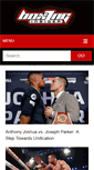 Mobile Screenshot of boxinginsider.com