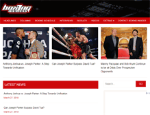 Tablet Screenshot of boxinginsider.com